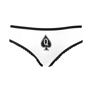 QOS Panties Queen of Spades Underwear No Condoms For BBC Briefs (Model L14)