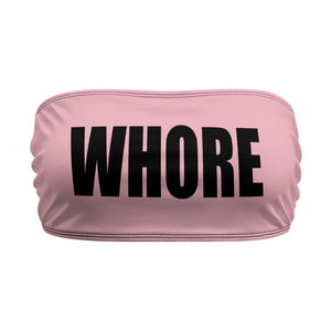 Whore Wrap chest Tube Top for Sluts Whorewear