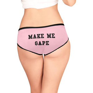 Make Me Gape Panties Anal Slut Underwear Ass Wide Open Fetish Briefs For Butt Sex Whore (Model L14)