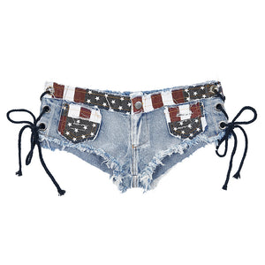 Sexy Summer Denim Shorts Ultra Slutty Women's Sexy Hole Ripped Jeans