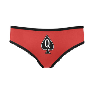 QOS Panties Slut for BBC Underwear Queen of Spades Briefs (Model L14)