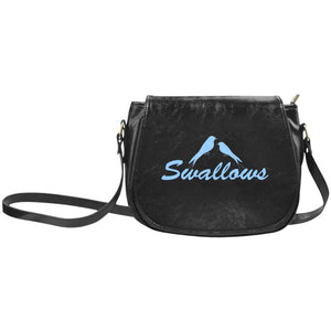 Swallows Handbag Classic Saddle Bag Blowjob Queen Sperm Guzzler Slut Gift (Model1648)(Big)