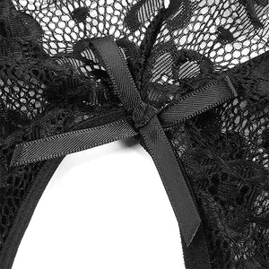 Wedding Night Lingerie Open Crotch Sheer Honeymoon Nightgown