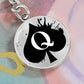 Queen of Spades Keychain QOS BBC Snowbunny Accessories Pawg Gift Keyring