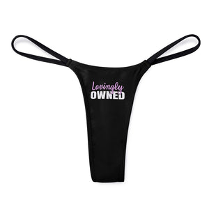 Lovingly Owned BDSM Thong Panties