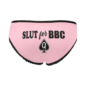QOS Panties Slut for BBC Underwear Queen of Spades Briefs (Model L14)