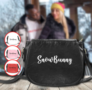 SnowBunny Saddle Bag Classic QOS Handbag Snow Bunny BBC Queen of Spades Pawg (Model1648)(Big)