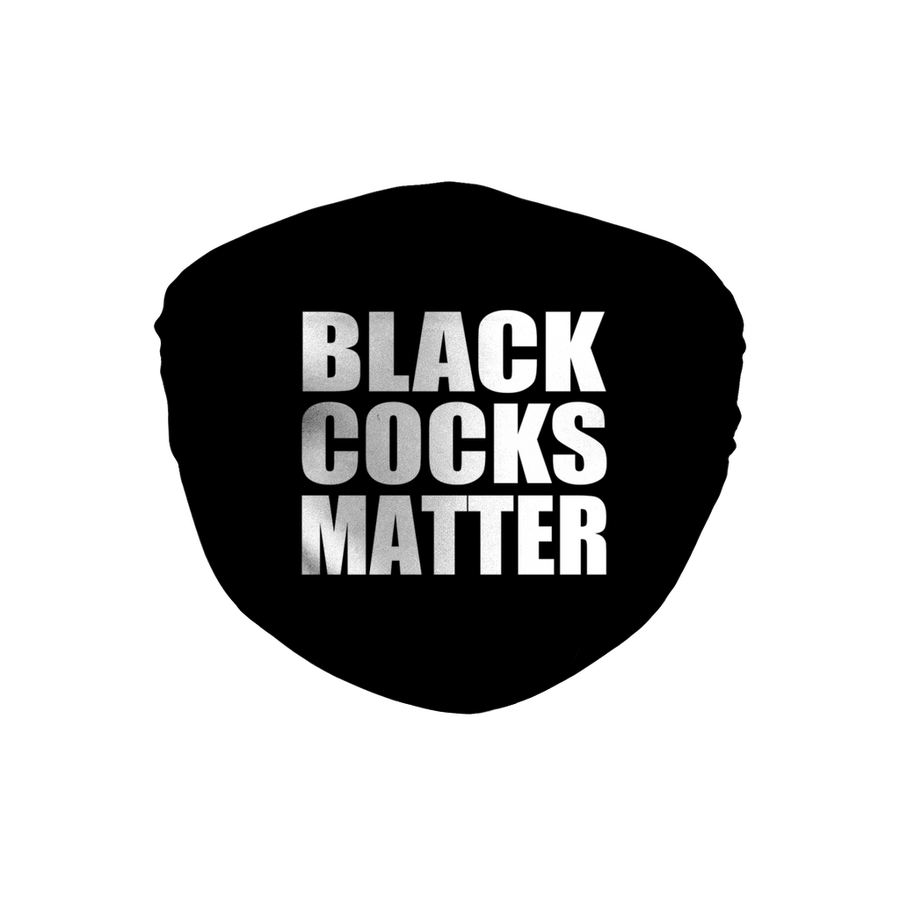 black cocks matter mask Sublimation Face Mask