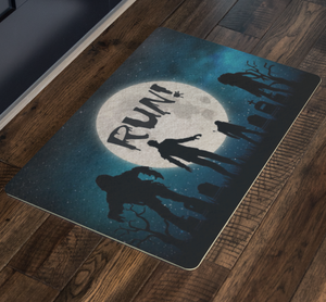 Run! - Halloween Zombie Doormat