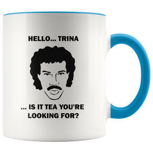 Hello personalized mug - Trina