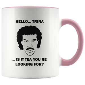 Hello personalized mug - Trina