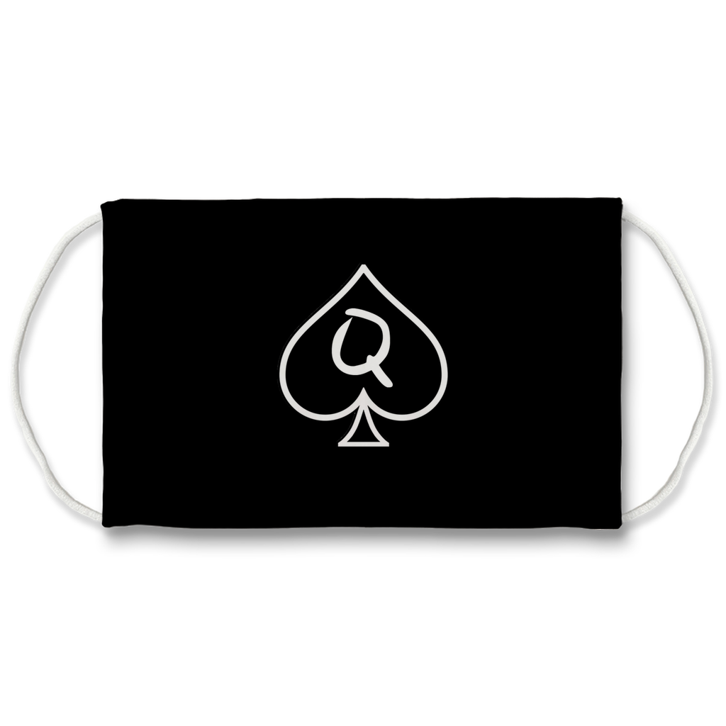 queen of spades Sublimation Face Mask