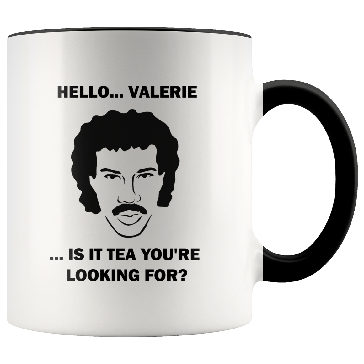 Hello personalized mug - Valerie
