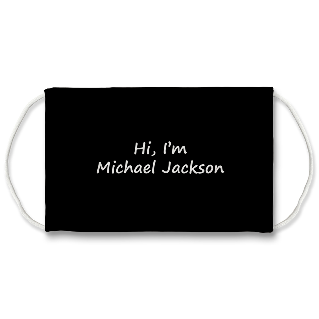 Hi, I'm Michael Jackson Sublimation Face Mask