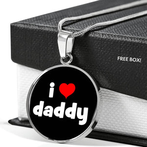 I Love Daddy - Circle DDLG Necklace