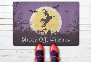 Shoes Off Witches - Halloween Doormat